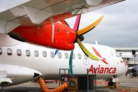 F-WWEE @ LFPB - ATR 72-600, Paris-Le Bourget Air Show 2013 - by Yves-Q