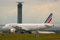 F-GKXV @ LFPG - Airbus A320-214, Landing Rwy 26L, Roissy Charles De Gaulle Airport (LFPG-CDG) - by Yves-Q