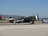 N3395G @ CMA - 1942 Republic P-47G THUNDERBOLT, P&W R-2800 Double Wasp  2,300 Hp, on flight line - by Doug Robertson