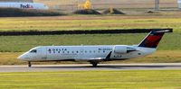 N830AY @ KGFK - Delta Connection Bombardier CRJ-200 landing on runway 17R. - by Kreg Anderson