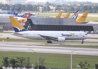 N768QT @ MIA - Tampa Colombia 767-200 - by Florida Metal