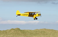 G-BTSP @ EISG - G-BTSP Cub training in a serious crosswind at Sligo - by Pete Hughes