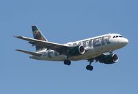 N801FR @ DTW - Frontier Griswald the Grizzly Bear A318