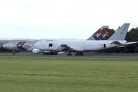 G-MKCA @ EGBP - B747 Freighter G-MKCA and G-MKGA sit in storage at Kemble - by Terry Fletcher