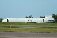 TC-ALM @ EGNX - Boeing 727-230 used for fire training at East Midlands Airport - by Chris Hall