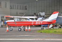 G-BHIY @ EGHH - Park at Worldwide's new premises. - by John Coates