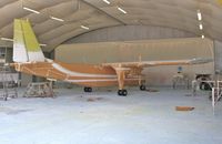G-BSPS @ EGHH - Being resprayed to Cape Air livery - by John Coates