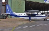 G-BPLR @ EGHH - Just resprayed in Cape Air livery awaiting delivery via Cumbernauld. - by John Coates