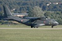 071 @ LFMY - Airtech CN-235-200M (62-IE), Landing after parachutists dropping, Salon de Provence Air Base 701 (LFMY) - by Yves-Q