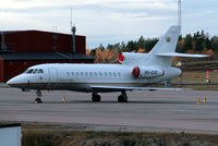 9G-EXE @ ESSA - Paked at ramp K. - by Anders Nilsson