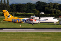 G-COBO @ EGCC - Aurigny Air Services - by Martin Nimmervoll