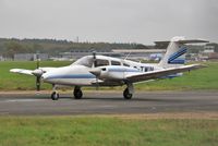 G-TWIN @ EGHH - Taxiing past Airtime - by John Coates