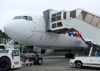 N852FD @ EDDK - Boeing 777-FS2 Freighter of FedEx at the DLR 2013 air and space day on the side of Cologne airport