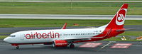 D-ABKI @ EDDL - Air Berlin, seen here shortly after landing at Düsseldorf Int´l(EDDL) - by A. Gendorf