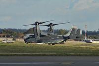 11-0057 @ EGUN - Resident CV-22B Osprey returning to it's stand following a busy afternoon in the circuit at EGUN. - by Derek Flewin