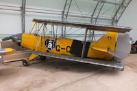 G-CBHU @ EGTN - inside the Enstone Flying Clubs new hangar - by Chris Hall