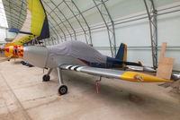 G-RRVV @ EGTN - inside the Enstone Flying Clubs new hangar - by Chris Hall