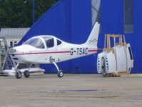 G-TSAC @ EGHH - Just out of the paintshop - by John Coates
