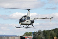 G-CTRL @ EGBR - Robinson R22 Beta at The Real Aeroplane Club's Helicopter Fly-In, Breighton Airfield, September 2013. - by Malcolm Clarke