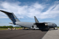 08-0001 @ ESOE - Nato C-17A at Örebro airport, Sweden, for the 2013 Flyg & Motor Festival. - by Henk van Capelle