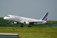 F-HBLJ @ LFPG - Embraer ERJ-190AR, Landing Rwy 26L, Roissy Charles De Gaulle Airport (LFPG-CDG) - by Yves-Q