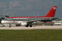 N324NB @ KMIA - Northwest Airlines - by Triple777