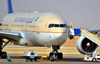 HZ-AKM @ OERK - A Saudi B777 at Riyadh Airport - by Odai Ayyad