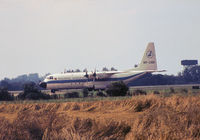 RP-C101 @ STN - L-100-20 Hercules of Philippine Aerotransport as seen at Stansted in the Summer of 1977. - by Peter Nicholson
