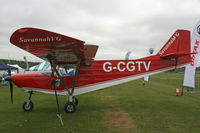 G-CGTV @ EGHP - Privately owned. At the Microlight Trade Fair. - by Howard J Curtis