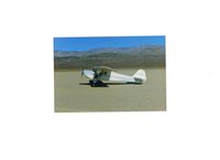 N39932 - 932 on a dry lake ( now a no no ) near Death Valley in 1991. - by S B J
