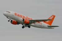 G-EZFO @ LFBO - Airbus A319-111, Take-off Rwy 32R, Toulouse Blagnac Airport (LFBO-TLS) - by Yves-Q