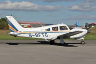 G-BFTC @ EGBR - Piper PA-28R-201T Turbo Arrow III at The Real Aeroplane Club's Helicopter Fly-In, Breighton Airfield, September 2013. - by Malcolm Clarke