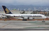 9V-SKR @ KLAX - Airbus A380-800 - by Mark Pasqualino