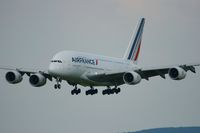 F-HPJD @ LFPG - Airbus A380-8612, Short approach Rwy 26L, Roissy Charles De Gaulle Airport (LFPG-CDG) - by Yves-Q