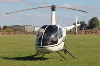 G-CTRL @ EGBR - Robinson R22 Beta at The Real Aeroplane Club's Helicopter Fly-In, Breighton Airfield, September 2013. - by Malcolm Clarke