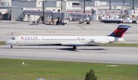 N961DL @ MIA - Delta MD-88 - by Florida Metal