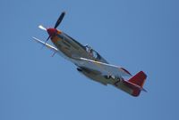 N61429 @ YIP - P-51C red tail - by Florida Metal