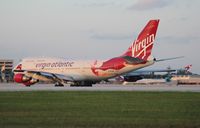 G-VFAB @ MIA - Virgin Atlantic Lady Penelope 747-400 - by Florida Metal