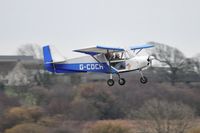 G-CDCH @ EGFH - Skyranger departing Runway 28. - by Roger Winser