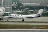 TC-AHE @ LTBA - Taken from the Fly Inn Shopping Mall. - by Carl Byrne (Mervbhx)