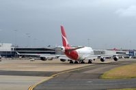 VH-OJL @ YSSY - Qantas  International Boeing 747-400 at Sydney Kingsford Smith International airport. - by miro susta