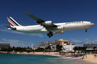 F-GNII @ SXM - At famous Maho Beach - by Wolfgang Zilske