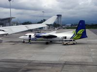 9M-MCI @ WMSA - MAS Wings Airlines F27 parking at Kuala Lumpur-Subang Sultan Abdul Aziz Shah International Airport - by miro susta