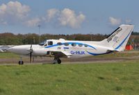G-HIJK @ EGHH - Taxiing home to CTC - by John Coates