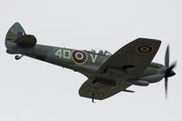TE311 @ EGVA - BBMF, newly restored. At the Royal International Air Tattoo 2013. - by Howard J Curtis