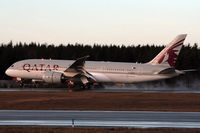 A7-BCC @ ESSA - Landing on runway 26. - by Anders Nilsson