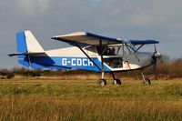 G-CDCH @ EGFH - Skyranger holding prior to departure. - by Roger Winser