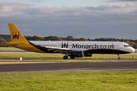 G-ZBAD @ EGCC - Monarch Airlines. - by Howard J Curtis