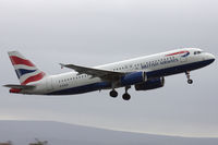 G-EUUR @ EGCC - British Airways, on departure. - by Howard J Curtis