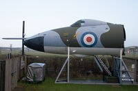 XH537 @ EGHH - Nose only. On display at the Bournemouth Aviation Museum. - by Howard J Curtis